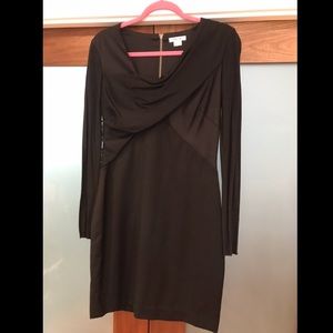 Helmut Lang Black long sleeved dress